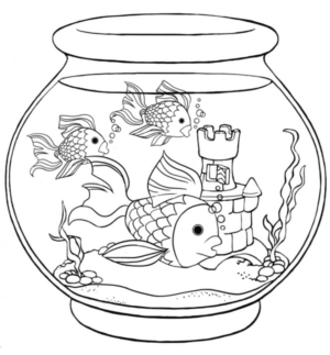 Disegno di pesce da stampare e colorare 145