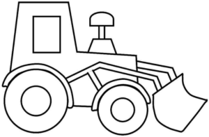 Disegno di mezzo da lavoro da stampare e colorare 68 Disegno di mezzo da lavoro da stampare e colorare 68