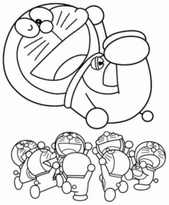 Disegno di Doraemon da stampare e colorare 7