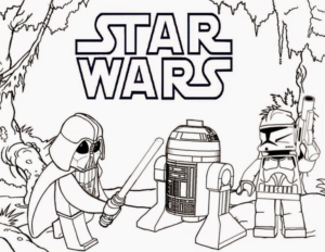 Disegno di Star Wars da stampare e colorare 43
