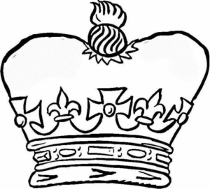 Disegno di corona reale da stampare e colorare 5