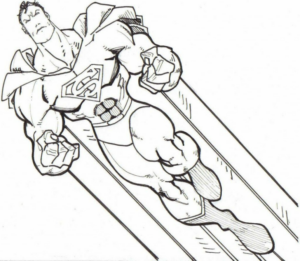 Disegno di Superman da stampare e colorare 65