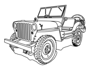 Disegno di automobile da stampare e colorare 141