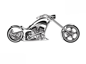 Disegno di moto da stampare e colorare 23