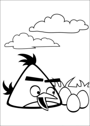 Disegno di Angry birds da stampare e colorare 114