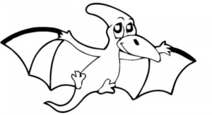 Disegno di Pterodattilo da stampare e colorare 22