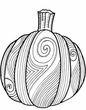Disegno di zucca da stampare e colorare 23