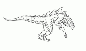 Disegno di Godzilla da stampare e colorare 20