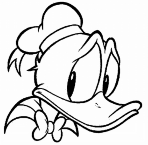 Disegno di Paperino da stampare e colorare 112