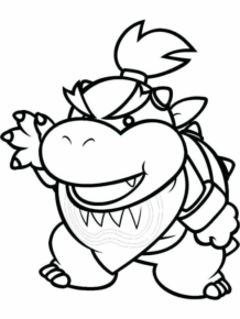 Disegno di Super Mario da stampare e colorare 3