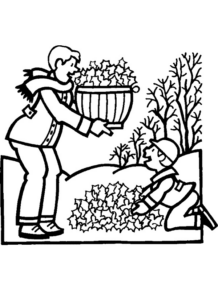 Disegno di giardiniere da stampare e colorare 9