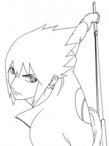 Disegno di Naruto da stampare e colorare 4