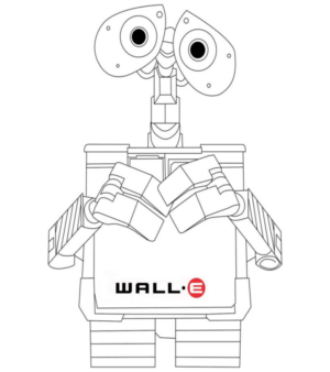 Disegno di Wall-E da stampare e colorare 62