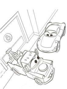 Disegno di Cars da stampare e colorare 152