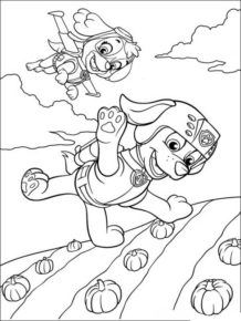 Disegno di Paw Patrol – Cane pompiere da stampare e colorare 15 Disegno di Paw Patrol – Cane pompiere da stampare e colorare 15