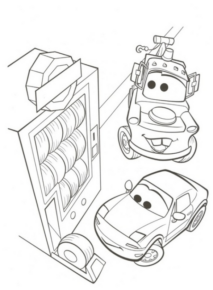 Disegno di Cars da stampare e colorare 139