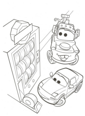 Disegno di Cars da stampare e colorare 139