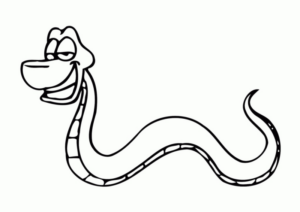 Disegno di serpente da stampare e colorare 27