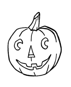 Disegno di zucca di Halloween da stampare e colorare 59
