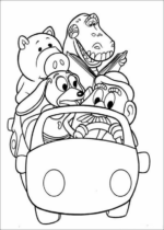 Disegni di Toy Story da colorare