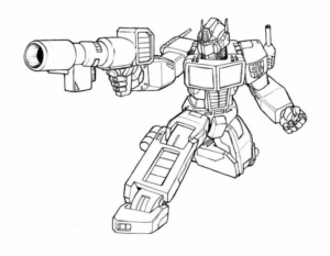 Disegno di Transformers da stampare e colorare 84