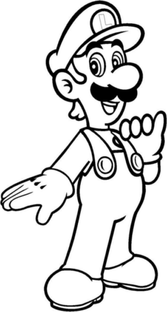 Disegno di Super Mario da stampare e colorare 41