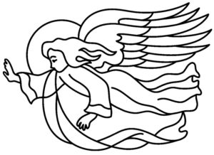 Disegno di angelo da stampare e colorare 25