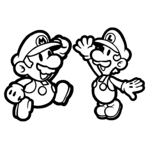 Disegno di Super Mario da stampare e colorare 121
