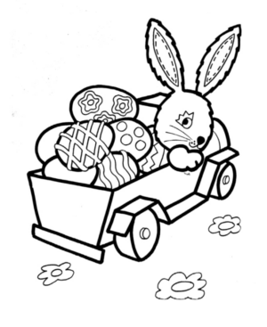Disegno di uovo di Pasqua da stampare e colorare 169