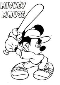Disegno di Topolino da stampare e colorare 252
