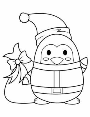 Disegno di Babbo Natale da stampare e colorare 315