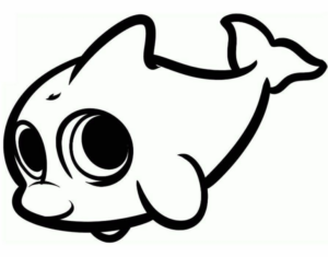 Disegno di pesce da stampare e colorare 283