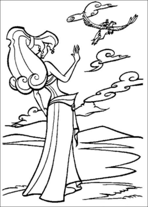 Disegno di Hercules da stampare e colorare 20