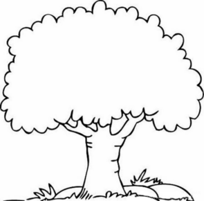 Disegno di albero da stampare e colorare 68