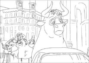 Disegno di toro da stampare e colorare 23