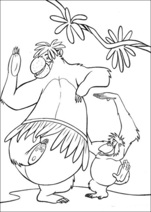 Disegno di Il libro della giungla da stampare e colorare 77 Disegno di Il libro della giungla da stampare e colorare 77