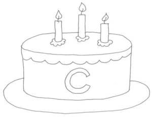 Disegno di compleanno da stampare e colorare 82
