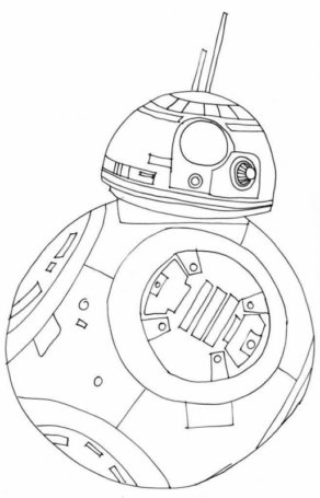 Disegno di Star Wars da stampare e colorare 7