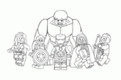 Disegni di Lego Super Heroes da colorare