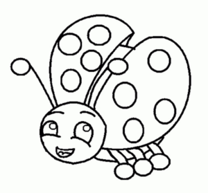 Disegno di coccinella da stampare e colorare 32