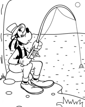 Disegno di Pippo da stampare e colorare 31