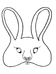 Disegno di maschera da stampare e colorare 49