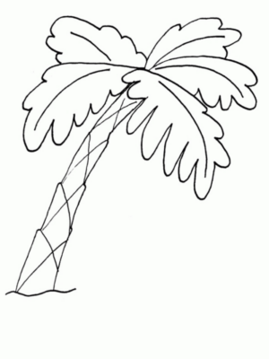 Disegno di albero da stampare e colorare 5