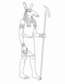 Disegno di Impero Egizio da stampare e colorare 47