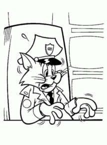 Disegno di Tom e Jerry da stampare e colorare 57