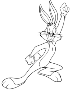 Disegno di Bugs Bunny da stampare e colorare 8