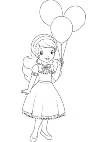 Disegno di palloncino da stampare e colorare 28