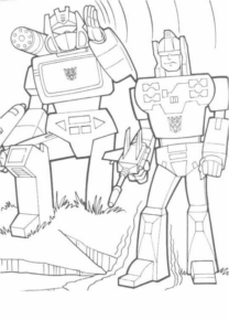 Disegno di Transformers da stampare e colorare 114