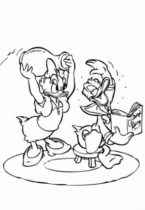 Disegno di Paperino da stampare e colorare 62