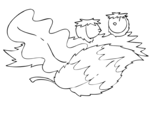Disegno di foglia da stampare e colorare 112